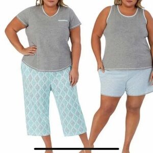 NEW NWT Carole Hochman 4 PC Cotton Pajama Set SZ 2X